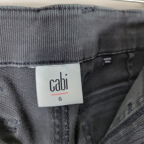 Cabi Quest High Waist Micro Ribbed Flap Pocket Skinny Pants - Picture 7 of 10